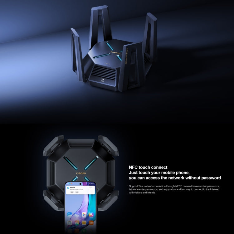 Original Xiaomi WiFi Router 10 Gigabit Tri-Band Wireless Mesh Network Game Acceleration Repeater, US Plug Original Xiaomi WiFi Router 10 Gigabit Tri-Band Wireless Mesh Network Game Acceleration Repeater, US Plug